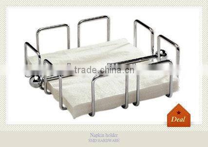Metal chrome square napkin holder