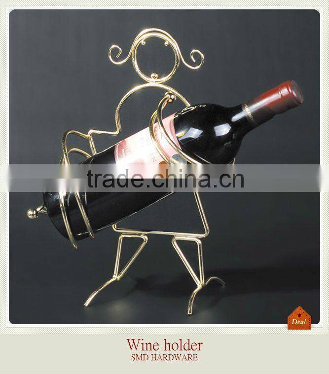 Novelty Chrome Iron Wine Holder