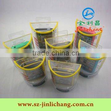 Plastic Half cylinder packaging for Phone Case