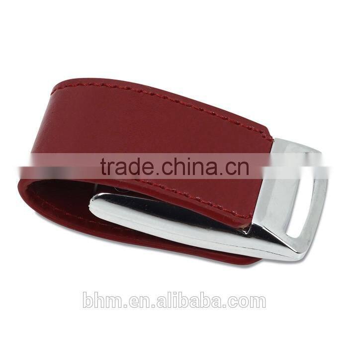 High speed ultra-thin leather usb memory stick, special usb flash drive