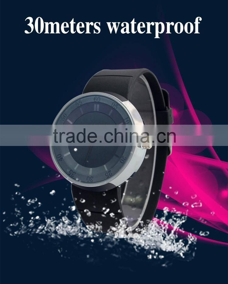 New Arrival Colorful Living waterproof clock wrist watch for men and women