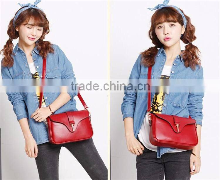 Fashion office girl bag Women Handbags Long Strap Leather cheap ladies bags