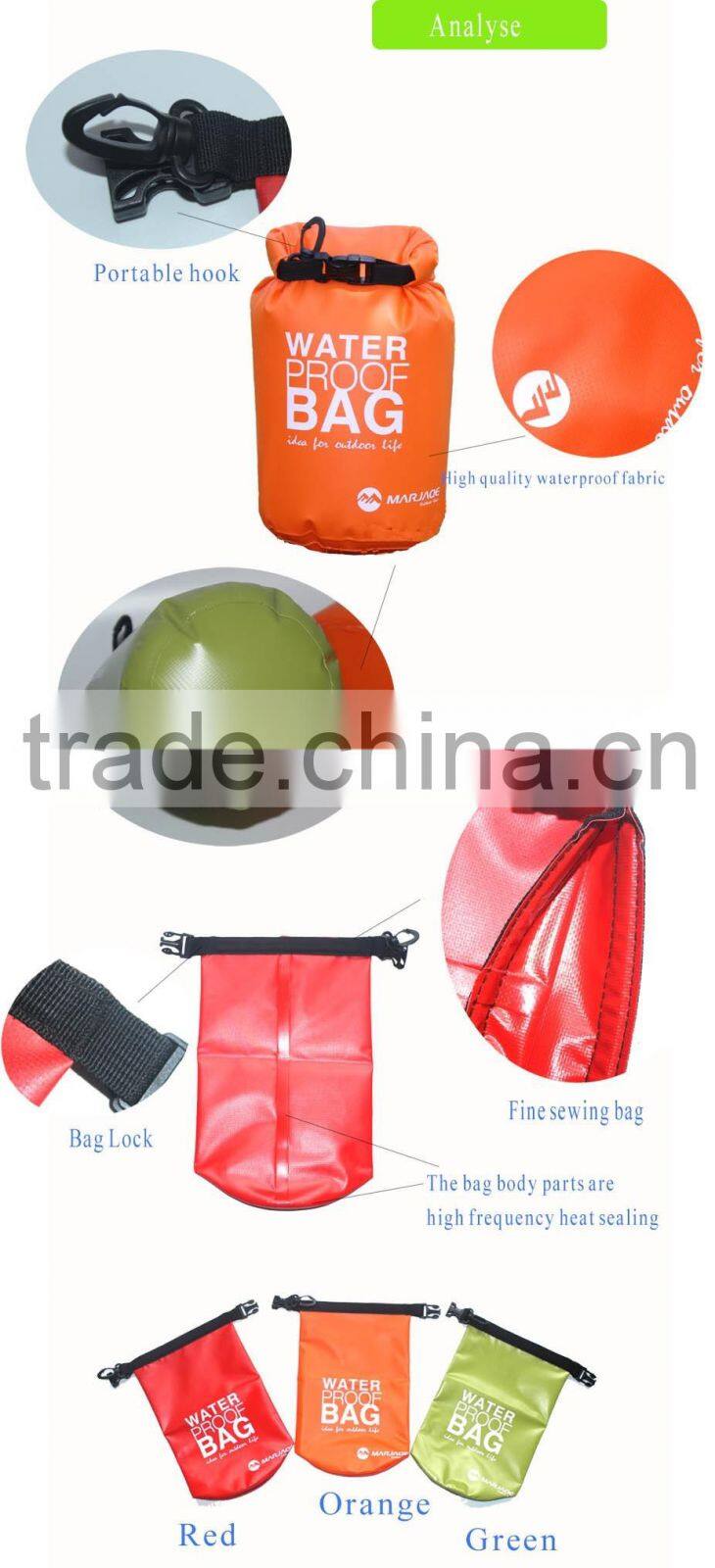 Mini Waterproo Beer Bag MARJAQE Outdoor New Portable Outdoor PVC Waterproof Diving Bag Travel Dry bags