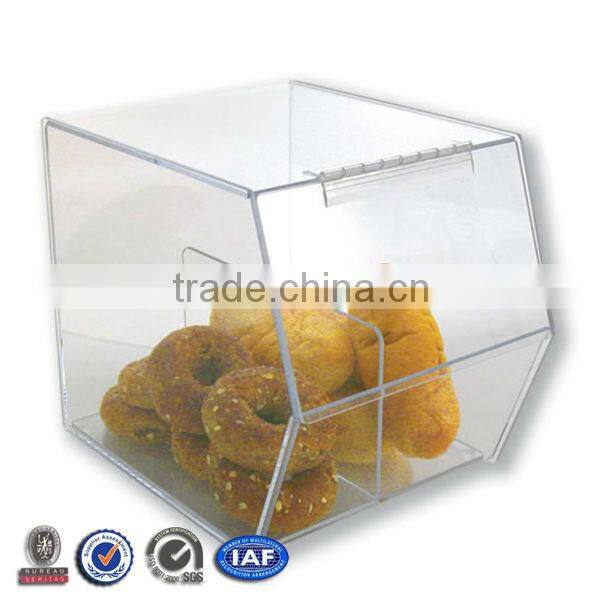 Custom manufacture fry food display rack food plate display stand