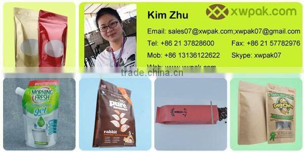 Ziplock Vavle Brown Coffee Bag for Wholesale