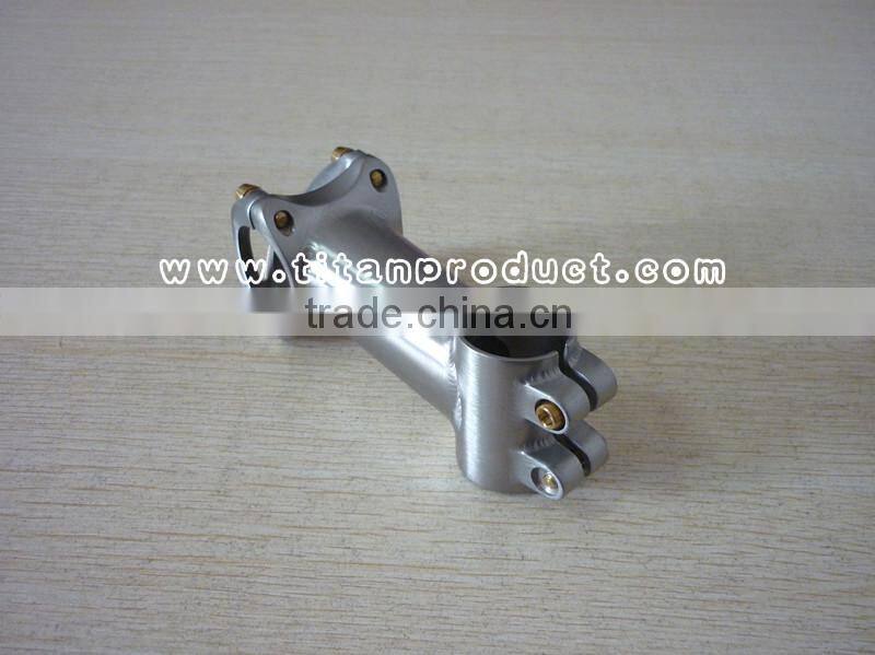 Titanium Bike Stem 31.8mm x 70/80/90/100/110/120mm(With Gold Titanium Bolts M5 x 16)