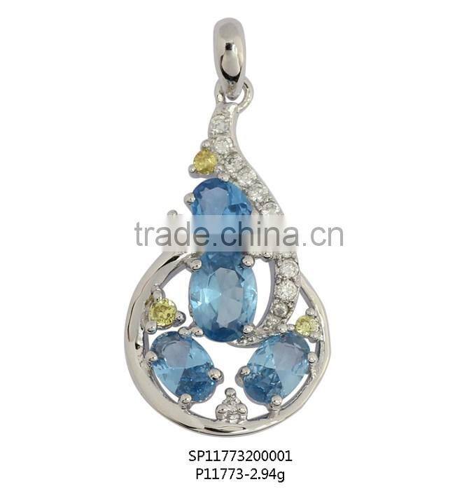 necklaces for girls natural stone heart beads custom logo pendant for