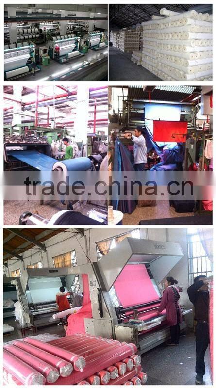 100% polyester pongee fabric for uniform and jackets