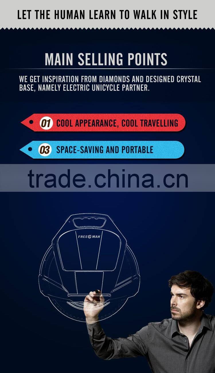 Freeman A4 one wheels Unicycle 14 inch Electric Scooter with LED display