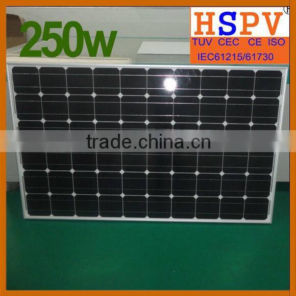 300w Monocrystalline156*156mm cells Pv Panel