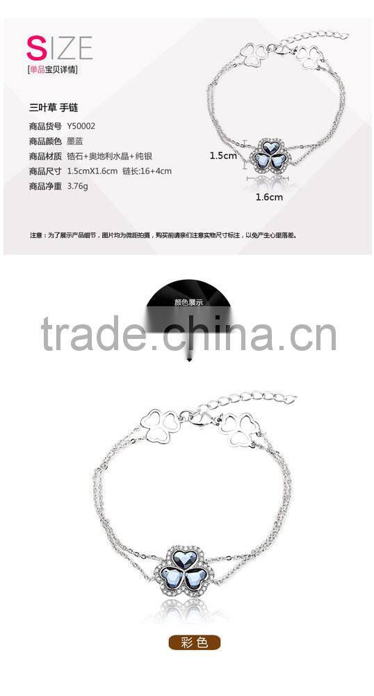 OUXI 2015 wholesale charm cheap 925 sterling silver jewelry Y50002