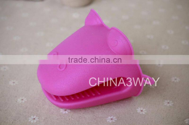 Food Grade Kitchen Cooking Five Finger Flexible Silicone Gloves