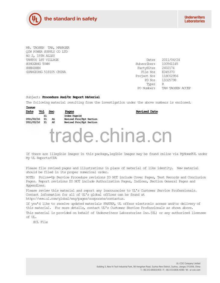 Battery Charger KTEC/GME 18W 9V 2A UL/cUL/PSE/FCC/CEC/BSMI/GS/CE/ERP/SAA/C-TICK/MEPS/CCC