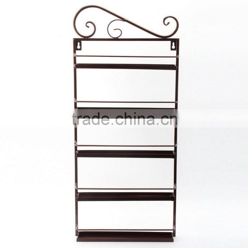 Bronze Nail Polish Wall Rack Organizer/Shelf Holds 50 Bottles