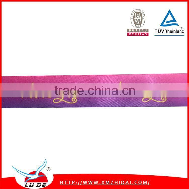 Heat Transfer Printing Satin Ribbon decorate for Valentine's day