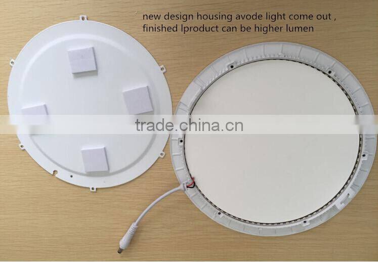 manufacture supply cheap price high quality new product led panel light 18w round