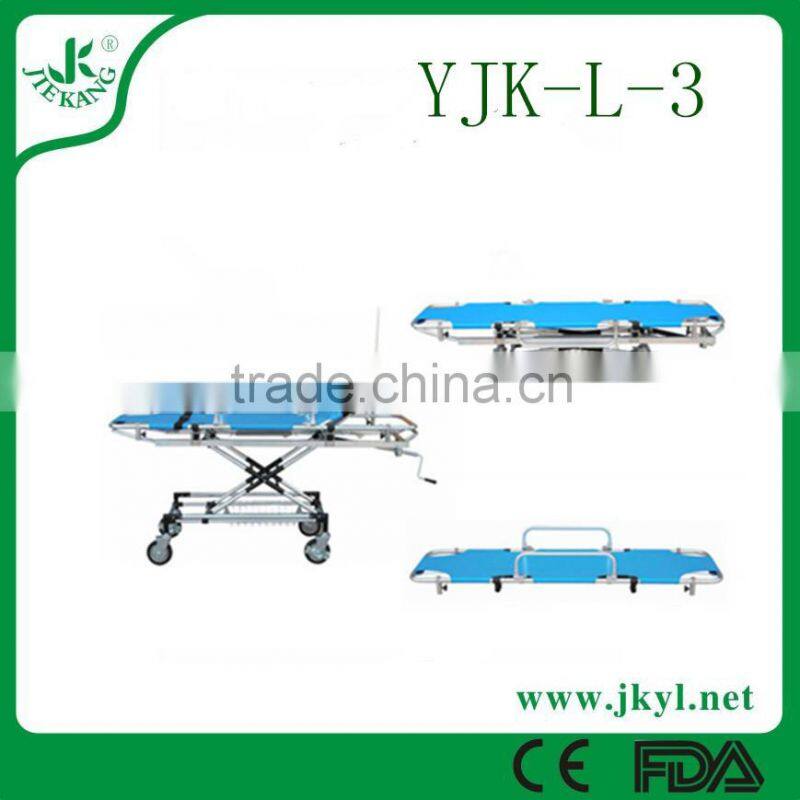 YJK-L-2 hot sale hospital stretcher trolley bed for high quality