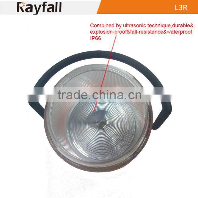 Rechargeable portable LED torch flashlight lantern with USB charging port