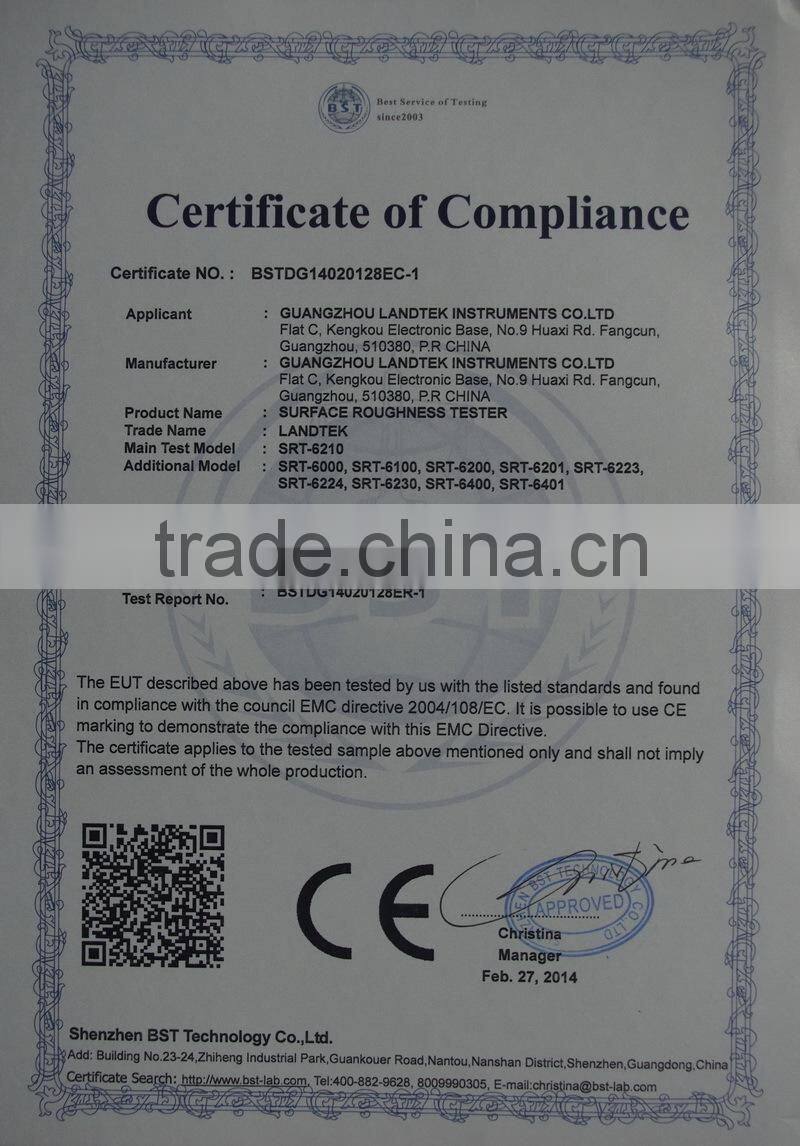 LANDTEK Surface Roughness Tester SRT-6210S