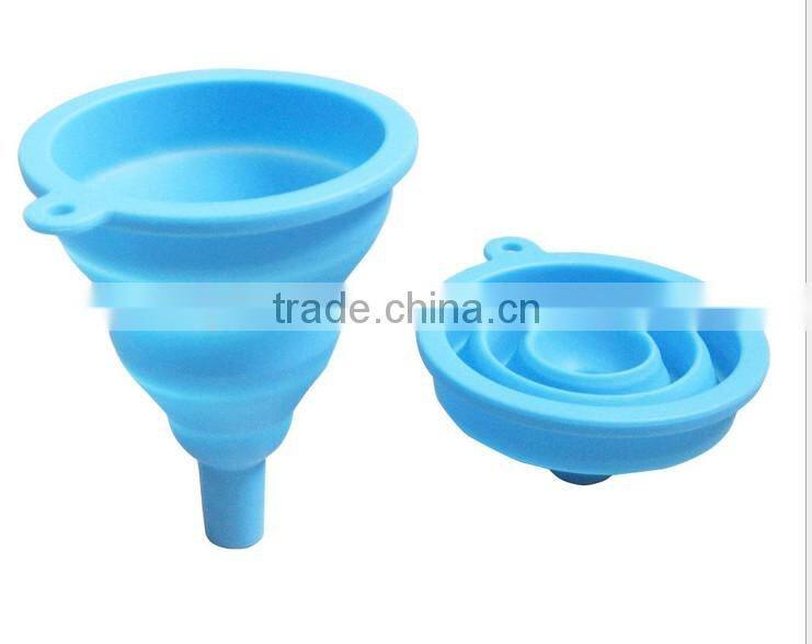 Silicone collapsible oil colander