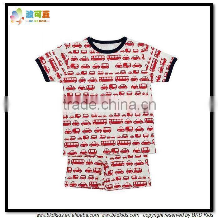 BKD 21015 organic cotton boys pajamas set