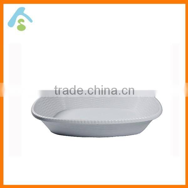 2016 hot sale oval 100% melamine fruit basket