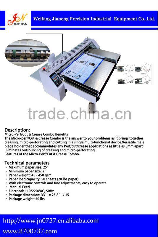 A3 ecectric multifunctional creasing cutting machine JN-YH660
