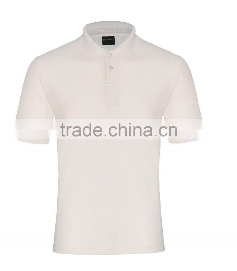 Plain Breathable Men's Business Uniform Pique Polo Shirt Wholesale