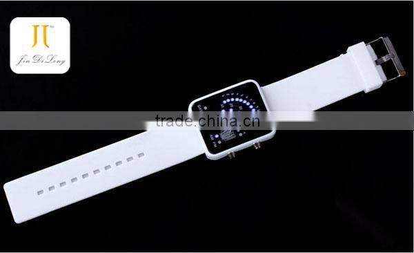 Durable cool Anime shape of Fan LED watch kids superman watch