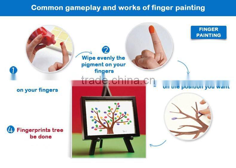 Paint color finger paint for kid