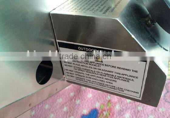 Deluxe Stainless Steel Gas Tabletop Folding Grill BBQ