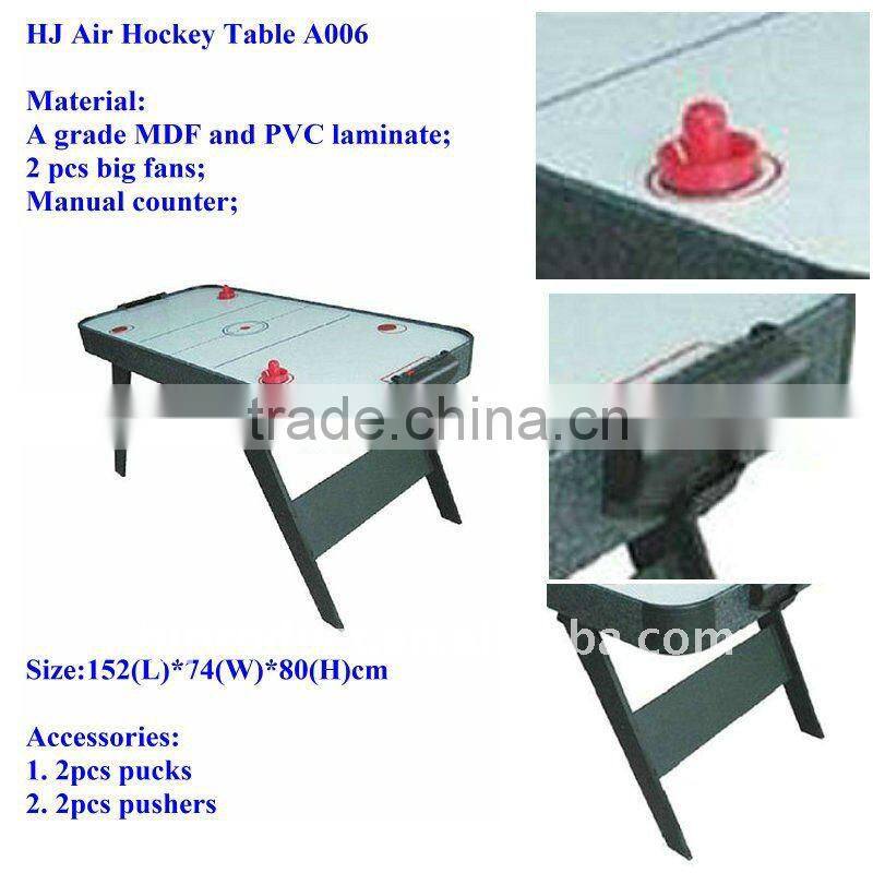 New product electric ice hockey table cheap air powered hockey table full size