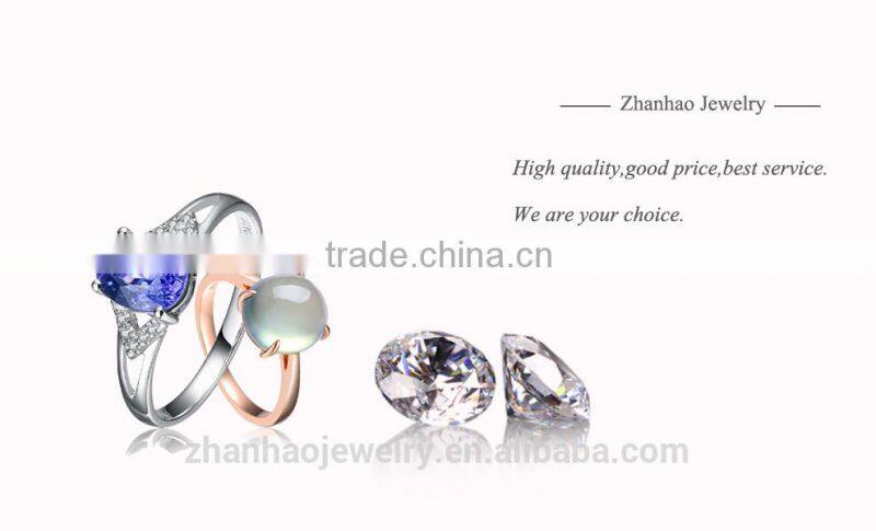 Green triangle natural glowing stone for jewelry making