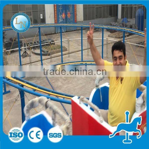 LINO hot Amusement sliding dragon kiddie roller coaster for sale