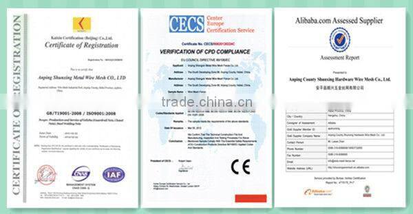 Galvanized hexagonal gabion box filled stone (ISO9001)