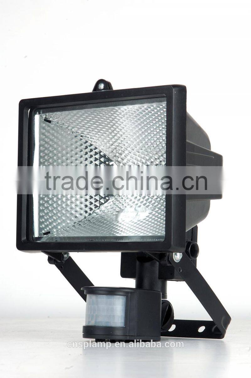 halogen lawn lamp with 180 degree angle position sensor