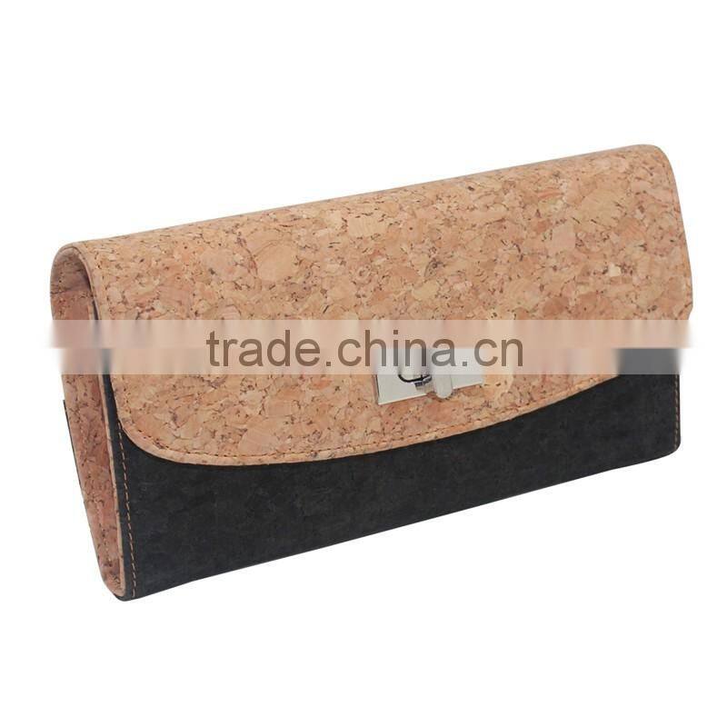 Boshiho multi-colored natural cork purse sac a main