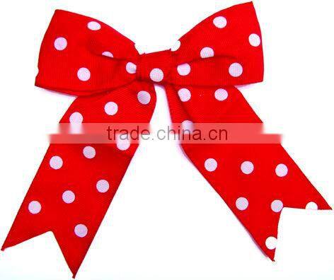 Porka dots Satin ribbon bows dot decoration bow for dolls or clothes decorative craft