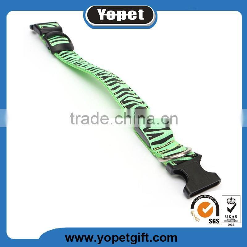 Hot Selling New Pet Products Factory Direct Sale Zebra Led Dog Collar