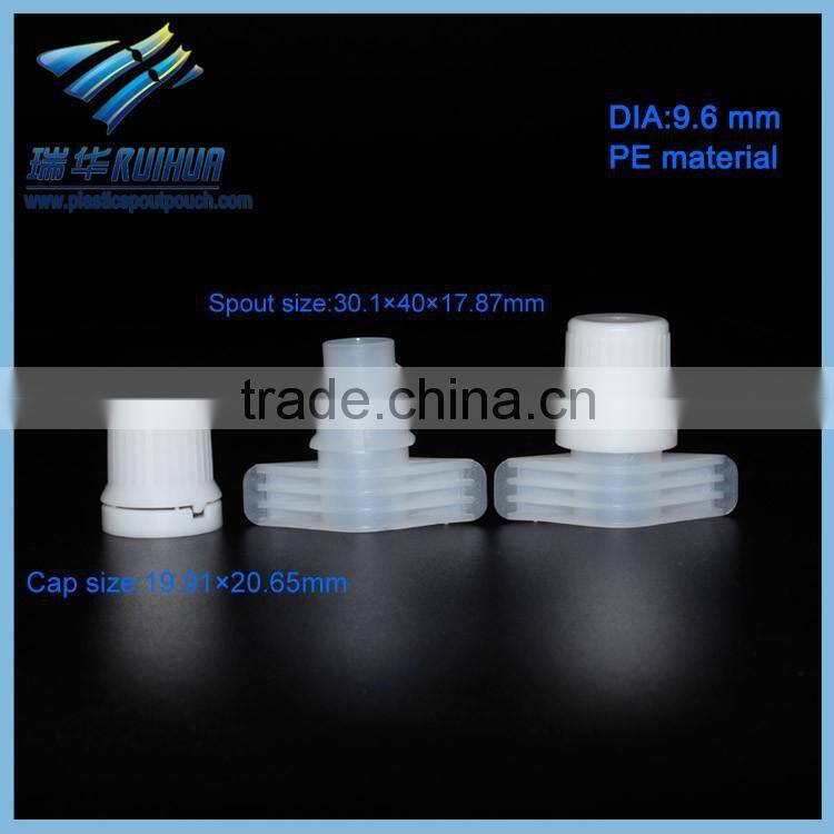 Easy-open jelly pouch plastic spout for auto filling machine
