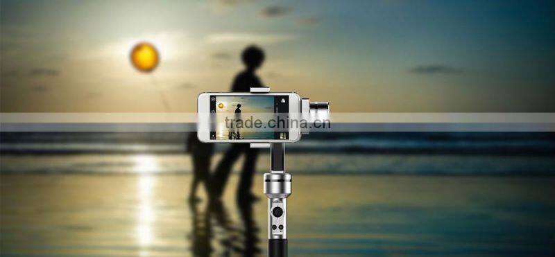 Aluminum alloy 3-axis brushless gimbal for smartphone up to 6 inch and vedio camera
