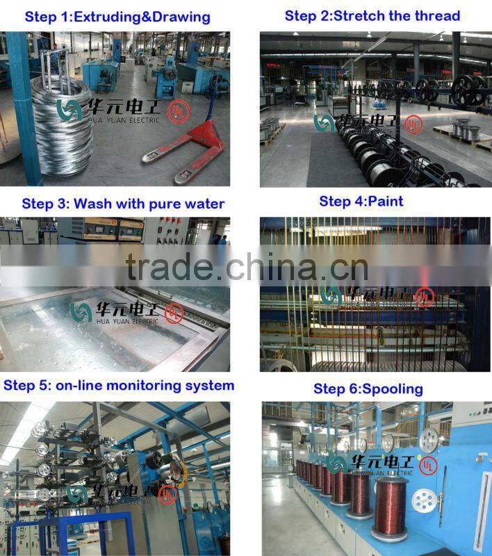 UL apprrovel polyester-imide enameled round copper wire