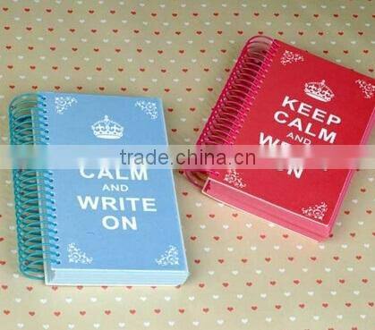 Promotional Wire-o Binding Paper Notebook /Custom Diary Notebook
