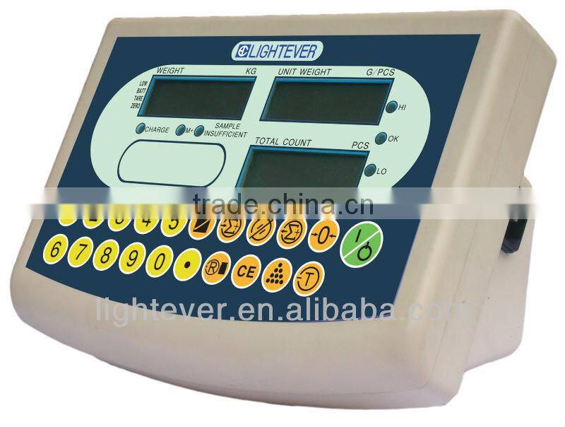 Floor scale indicator