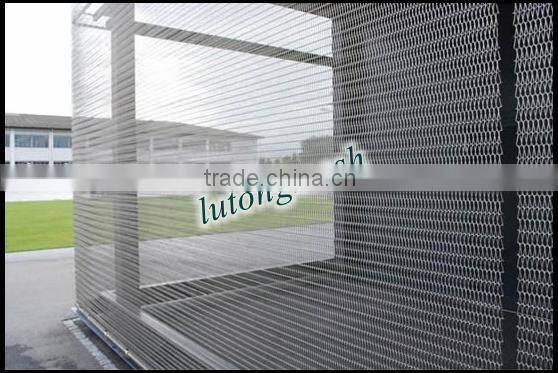 China wire mesh architectural conveyor belt mesh for window curtain