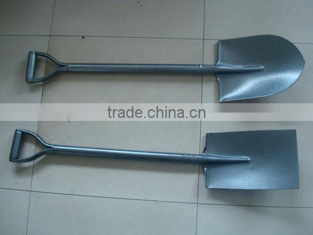 best quality different colour of steel handle shovel spades S501