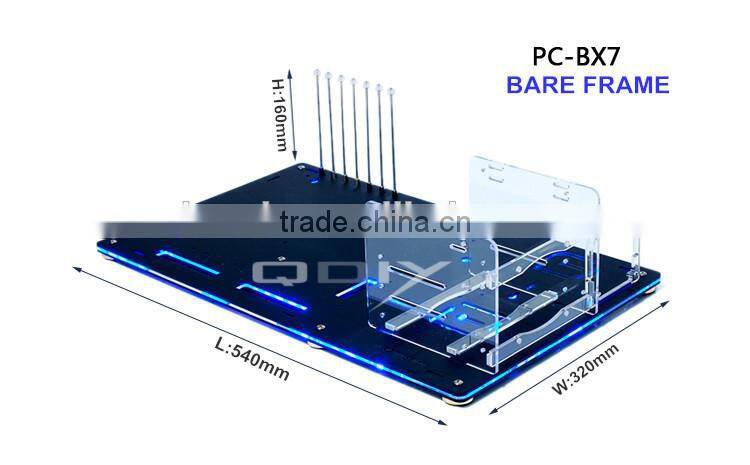 PC-BX7 Personalized Horizontal ATX Bare Frame Test Platform Computer Case Manufactory