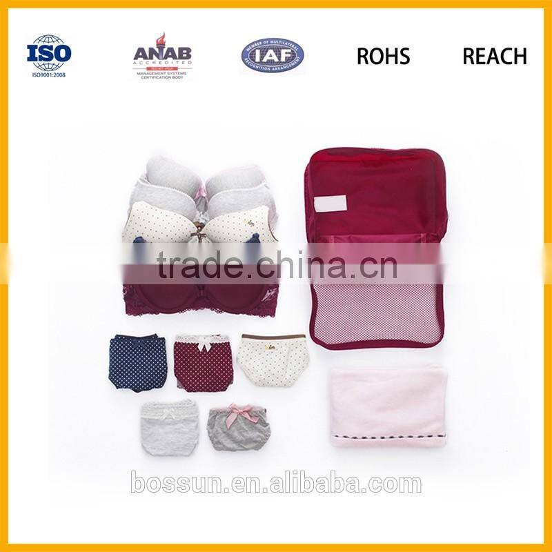 Nylon portable waterproof travel shoe printing drawstring bags with factory price