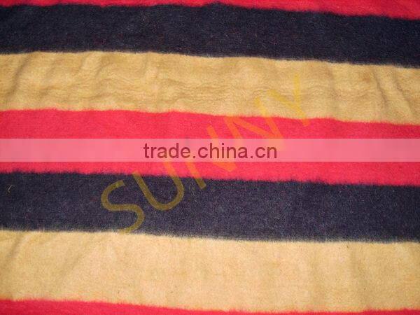 2015 Wholesale High quality stripe wool blanket