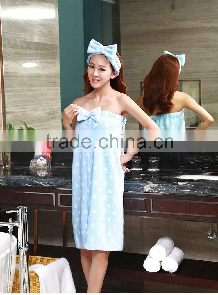 lady blue mature women sexy fleece bathrobe